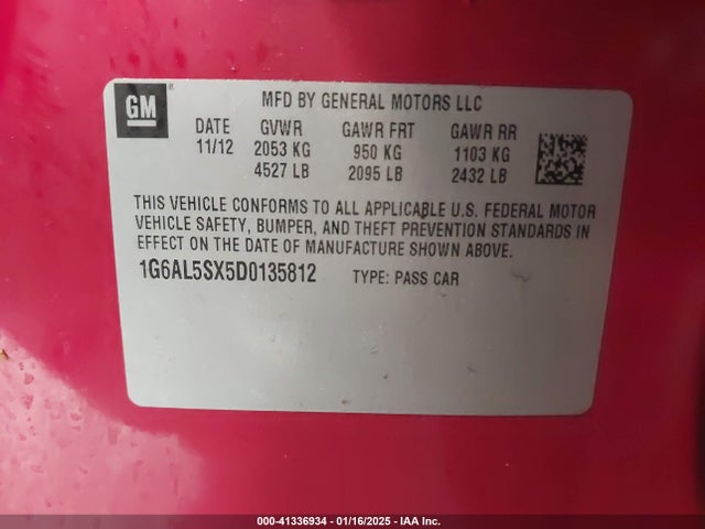 2013 CADILLAC ATS 1G6AL5SX5D0135812 Photo 8