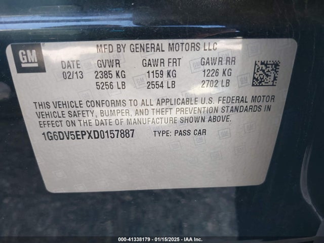2013 CADILLAC CTS-V 1G6DV5EPXD0157887 Photo 8