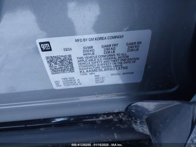 KL4AMESL8RB213755 Buick Encore Gx Sport Touring Awd