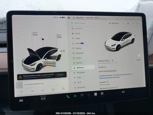 2021 TESLA MODEL 3 5YJ3E1EAXMF026747 Photo 6