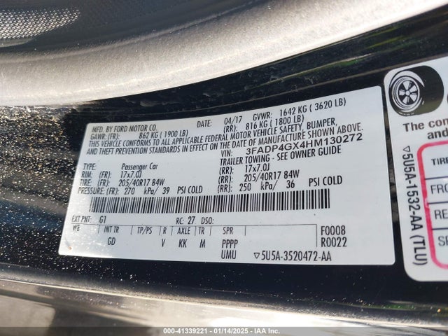 Ford FIESTA ST 2017 3FADP4GX4HM130272 Image 9