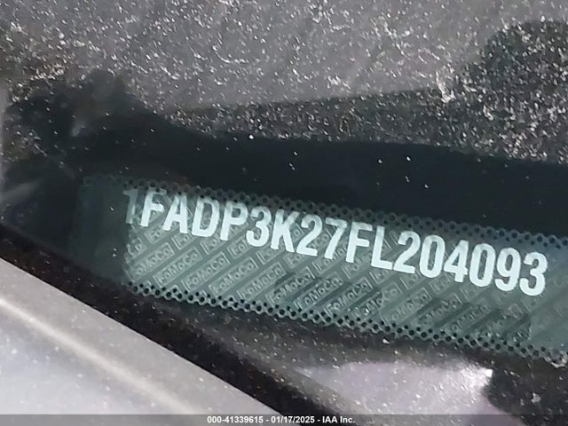 Ford FOCUS SE 2015 1FADP3K27FL204093 Image 9