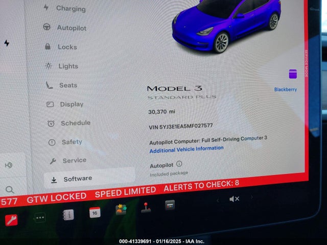 2021 TESLA MODEL 3 5YJ3E1EA5MF027577 Photo 6