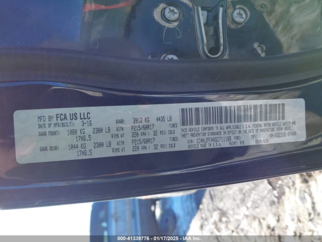1C4NJPFAXGD711168 Jeep Patriot High Altitude Edition