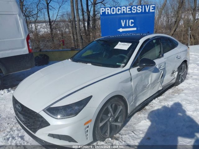 2021 HYUNDAI SONATA 5NPEJ4J2XMH079096 Photo 1