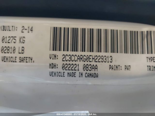 2014 CHRYSLER 300 2C3CCARG0EH229313 Photo 8
