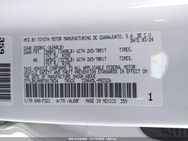 3TYLB5JN5RT017034 Toyota Tacoma Trd Off Road