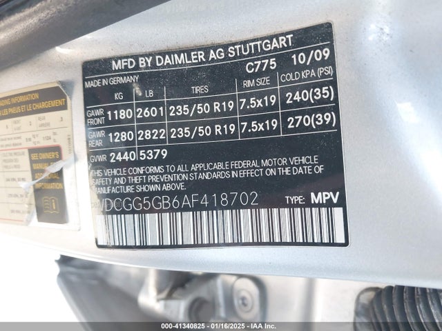 2010 MERCEDES-BENZ GLK-CLASS WDCGG5GB6AF418702 Photo 8