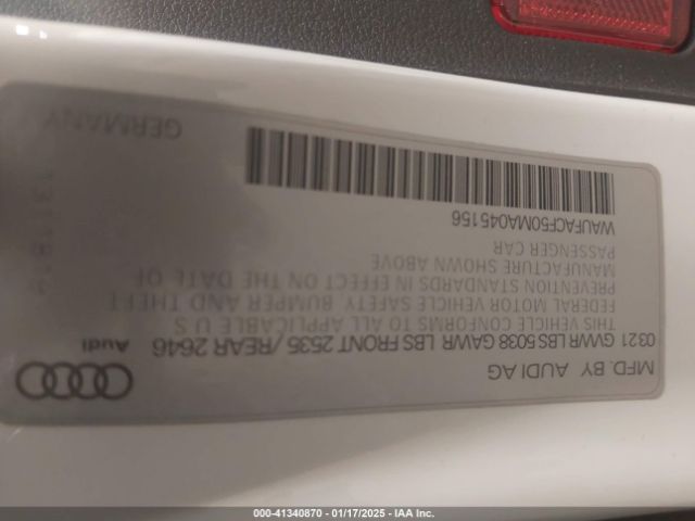 2021 AUDI A5 SPORTBACK WAUFACF50MA045156 Photo 8