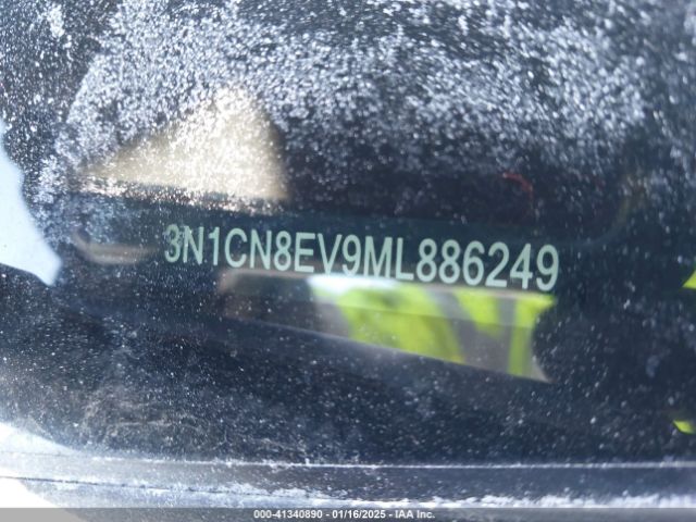 3N1CN8EV9ML886249 Nissan Versa Sv Xtronic Cvt
