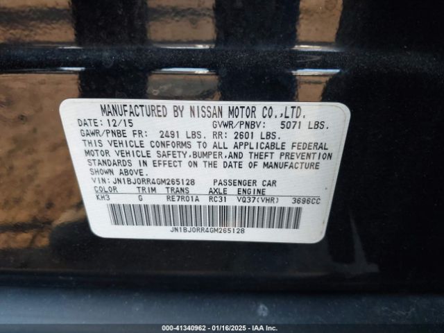 JN1BJ0RR4GM265128 Infiniti QX50