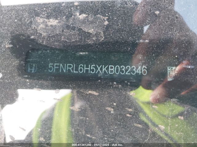5FNRL6H5XKB032346 Honda ODYSSEY EX