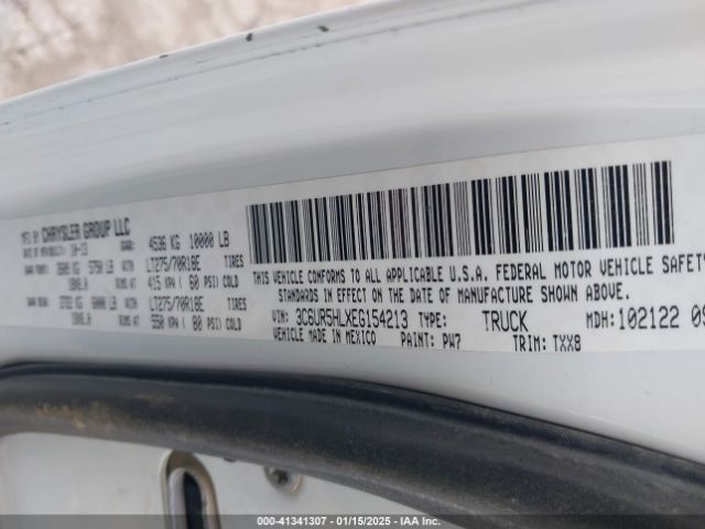 3C6UR5HLXEG154213 RAM 2500 Tradesman