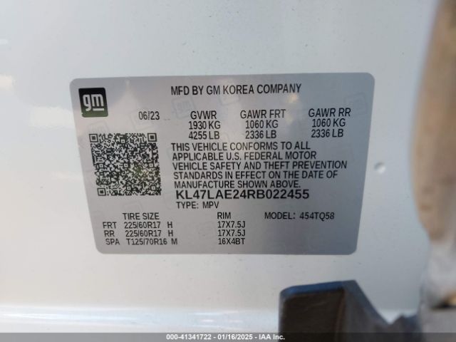 2024 BUICK ENVISTA KL47LAE24RB022455 Photo 8