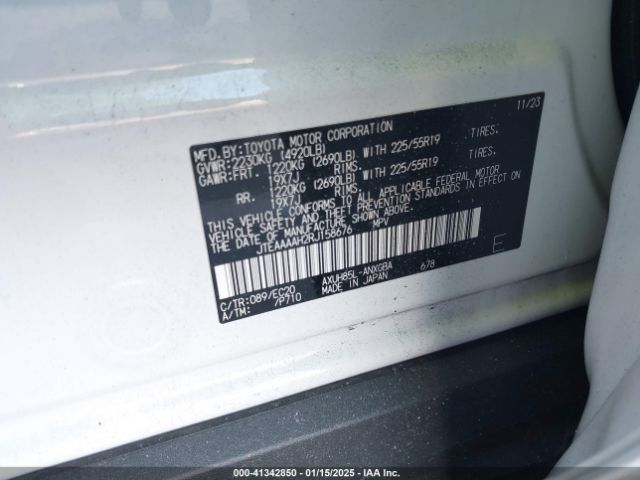 JTEAAAAH2RJ158676 Toyota Venza Nightshade Edition