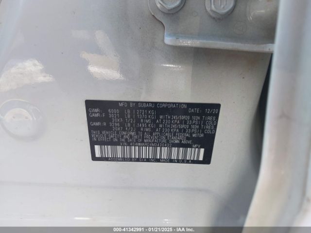 4S4WMARD4M3430432 Subaru Ascent Touring