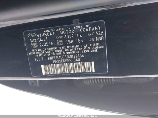 KMHLR4DF1RU812434 Hyundai Elantra N Line