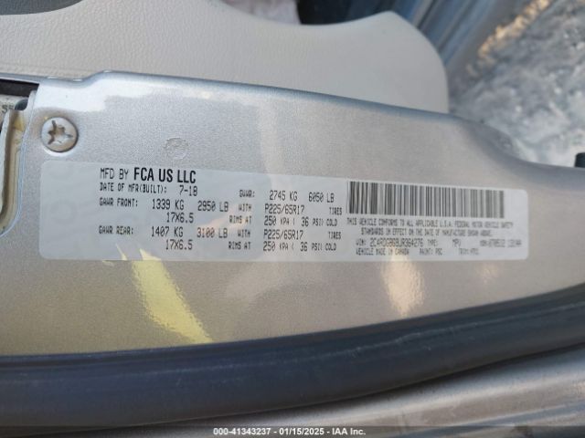 2C4RDGBG9JR364276 Dodge Grand Caravan Se