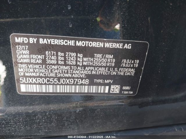 2018 BMW X5 5UXKR0C55J0X97948 Photo 8