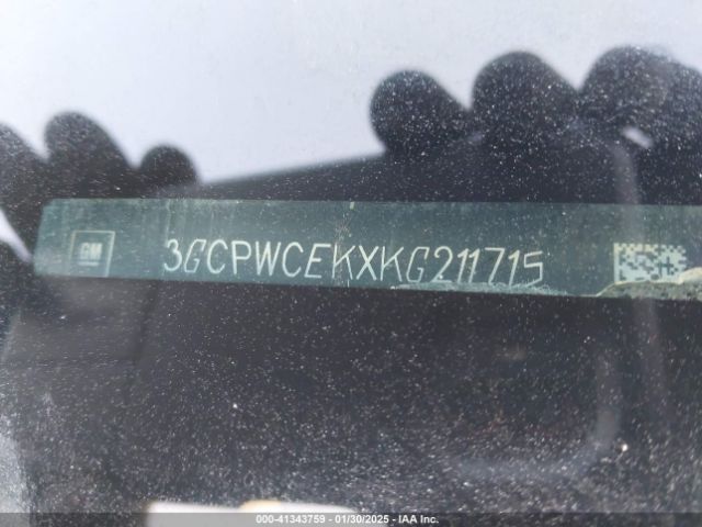 3GCPWCEKXKG211715 Chevrolet Silverado 1500 Lt