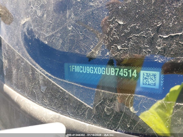 Ford ESCAPE SE 2016 1FMCU9GX0GUB74514 Image 9