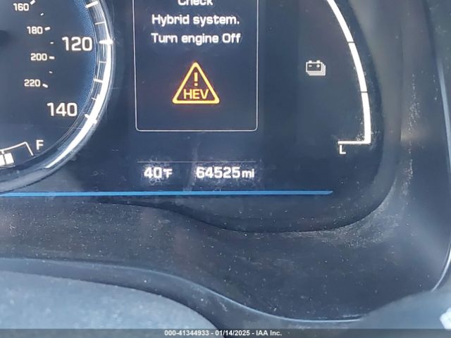 KMHC65LC8JU077560 Hyundai Ioniq Hybrid Blue