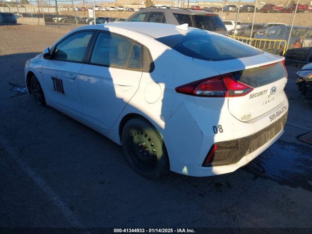 KMHC65LC8JU077560 Hyundai Ioniq Hybrid Blue