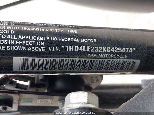 2019 HARLEY-DAVIDSON XL883 1HD4LE232KC425474 Photo 9