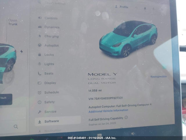 2023 TESLA MODEL Y 7SAYGAEE0PF927331 Photo 6