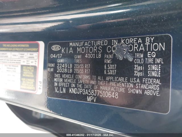 KNDJP3A58J7510648 KIA SOUL +