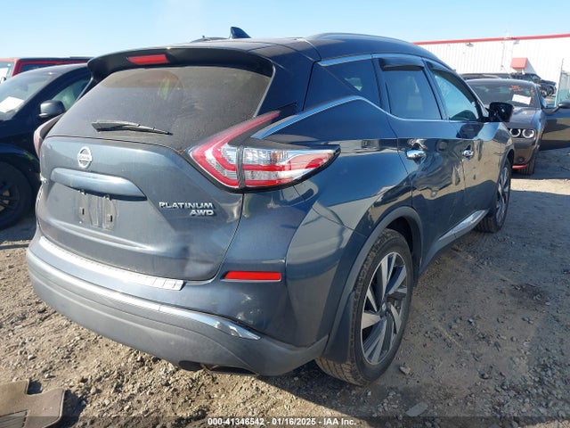 41346542 :رقم المزاد ، 5N1AZ2MH7HN184661 vin ، 2017 Nissan Murano Platinum مزاد بيع