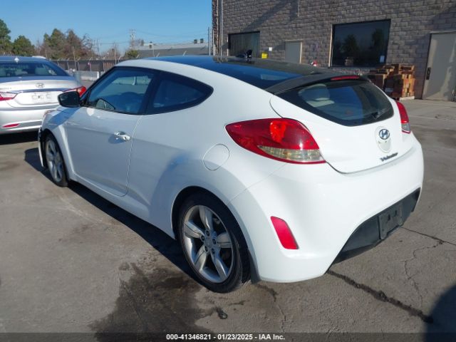 KMHTC6AD7EU186009 Hyundai Veloster Base W/gray