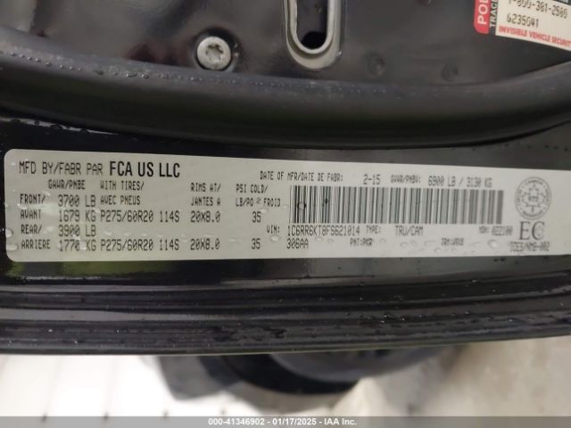 1C6RR6KT8FS621014 RAM 1500 St