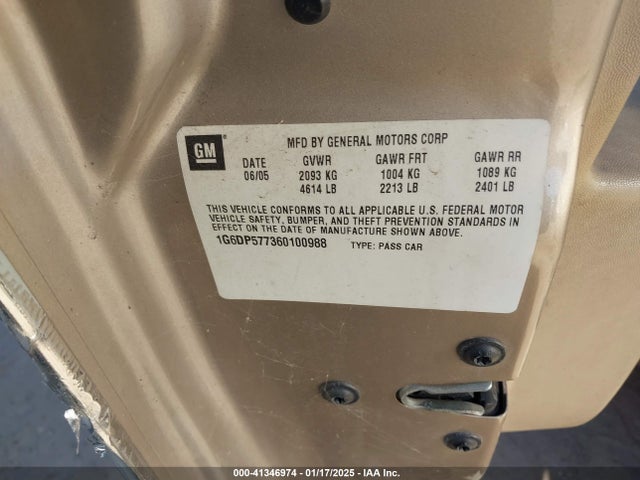 2006 CADILLAC CTS 1G6DP577360100988 Photo 8