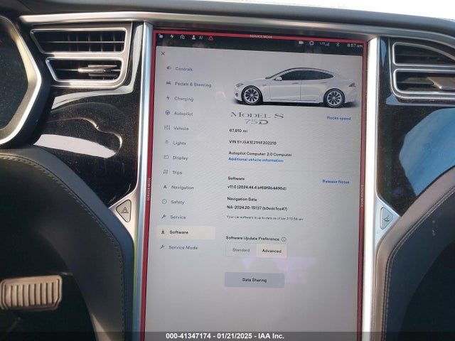 2017 TESLA MODEL S 5YJSA1E21HF202218 Photo 6