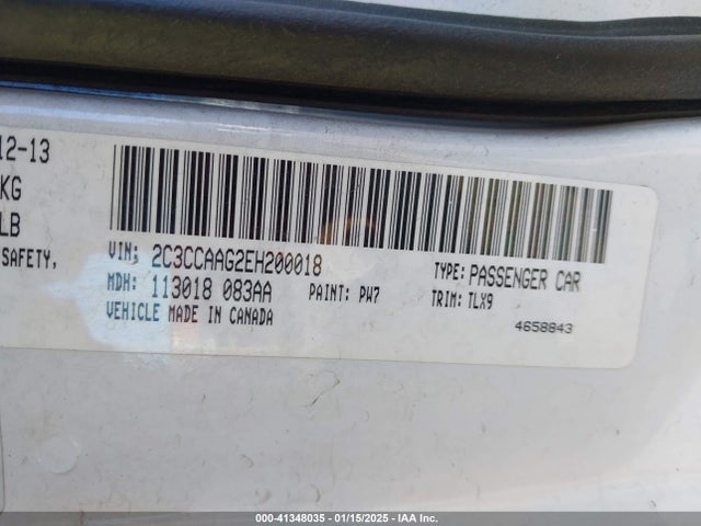 Chrysler 300 2014 2C3CCAAG2EH200018 Image 9