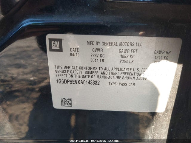 2010 CADILLAC CTS 1G6DP5EVXA0143332 Photo 8