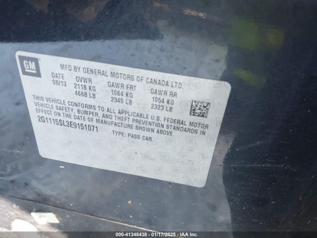 2G1115SL3E9151071 Chevrolet IMPALA 1LT