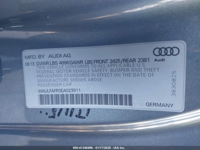 WAULFAFR3EA023911 Audi A5 2.0t Premium