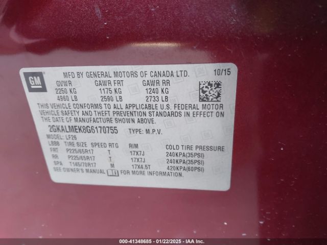 2GKALMEK8G6170755 GMC Terrain Sle-1