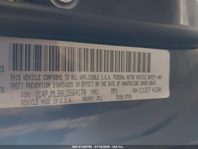 2020 JEEP CHEROKEE 1C4PJMLB8LD564170 Photo 8