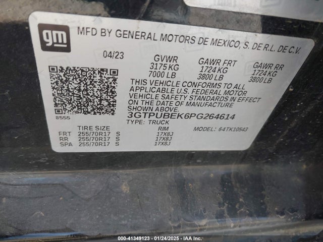 3GTPUBEK6PG264614 GMC l3b