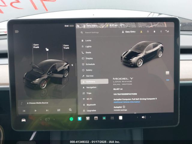 7SAYGDEE8PA074269 Tesla Model Y Awd/long Range Dual Motor All-wheel Drive