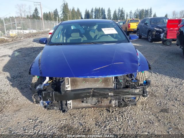 KMHLM4AJ4PU083298 Hyundai Elantra Hybrid Blue