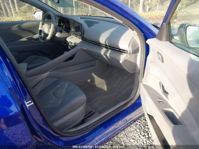KMHLM4AJ4PU083298 Hyundai Elantra Hybrid Blue