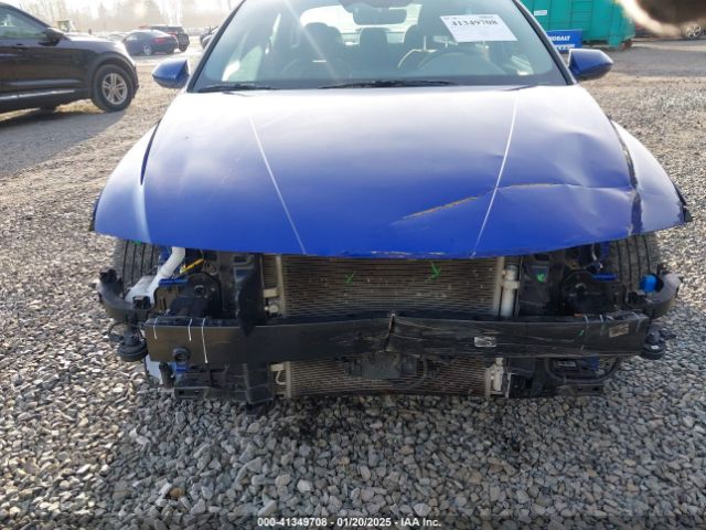 KMHLM4AJ4PU083298 Hyundai Elantra Hybrid Blue