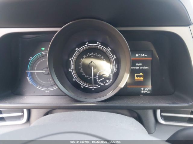 KMHLM4AJ4PU083298 Hyundai Elantra Hybrid Blue