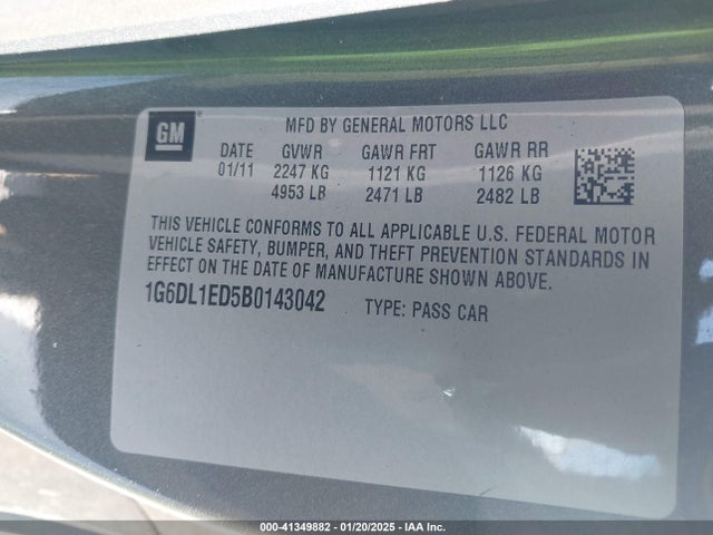 2011 CADILLAC CTS 1G6DL1ED5B0143042 Photo 8