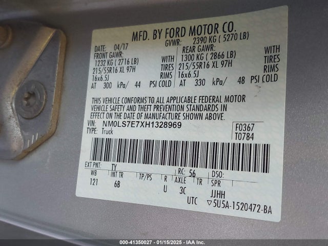 Ford Transit Connect Xl 2017 NM0LS7E7XH1328969 Image 9