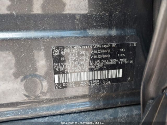2T3E6RFVXRW052367 Toyota Rav4 Hybrid Xse